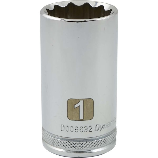 3/8" Drive, 1" SAE Socket, 12 Points